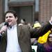 Author and marijuana supporter Mason Tvert speaks at Hash Bash on Saturday, April 6. Daniel Brenner I AnnArbor.com